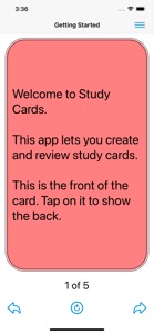 Study Cards App screenshot #1 for iPhone