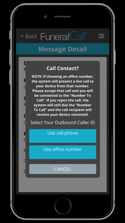 FuneralCall Answering Service screenshot-3