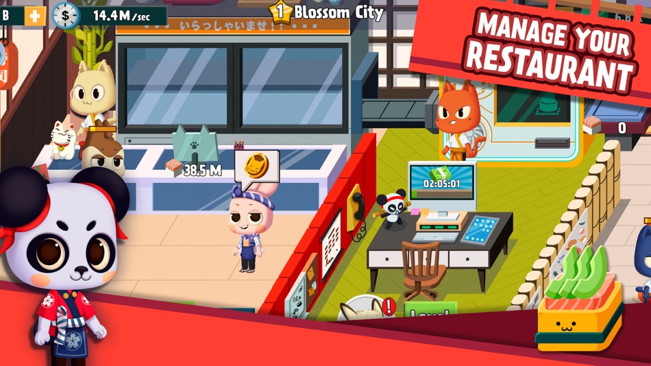 #1. Sushi, Inc. (iOS) 由: Metamoki Inc.