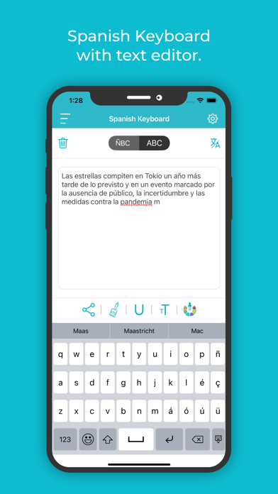 Spanish Keyboard : Translator Screenshot