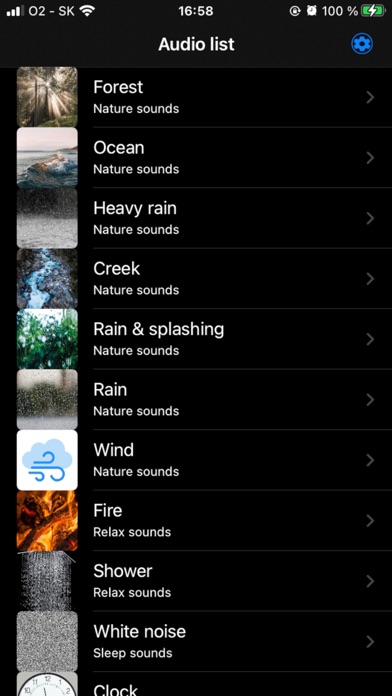 Screenshot #1 pour Relax white noise sleep sounds