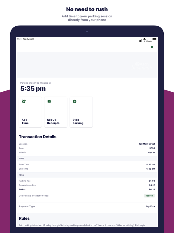 ParkSavannah iPad screenshot 4 - Lifestyle app