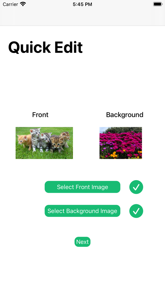 #1. Quick Edit - Background Remove (iOS) Podle: Willington Joseph LNU