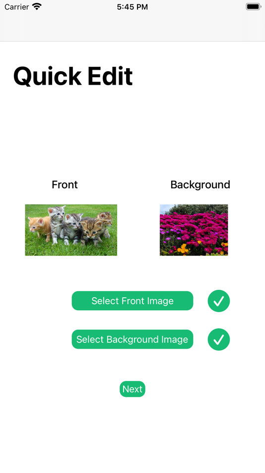 Quick Edit - Background Remove - 1.2.1 - (iOS)