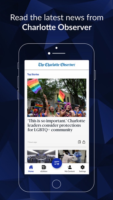 The Charlotte Observer News Screenshot