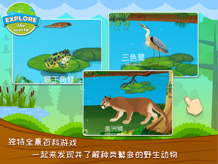 宝宝拼图游戏湿地总动员之亚马逊动物乐园