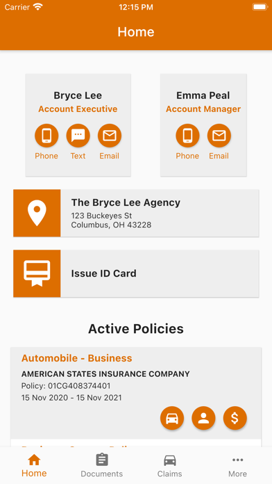 Steele Insurance Associates Screenshot