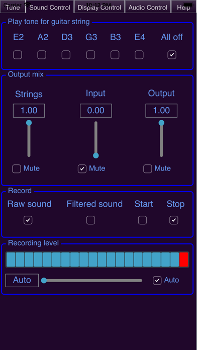 Screenshot #3 pour GuitarFineTune Mobile