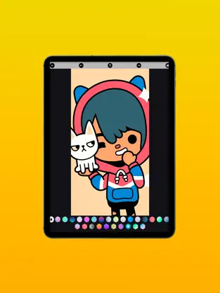 Screenshot 1 Toca Life Coloring Pages iphone
