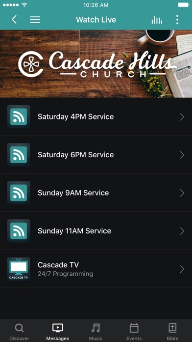 Cascade Hills Church Screenshot