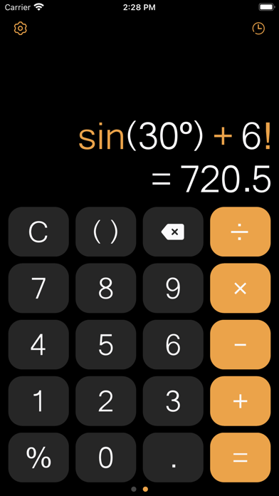 Screenshot #1 pour Calculator-Basic & Scientific