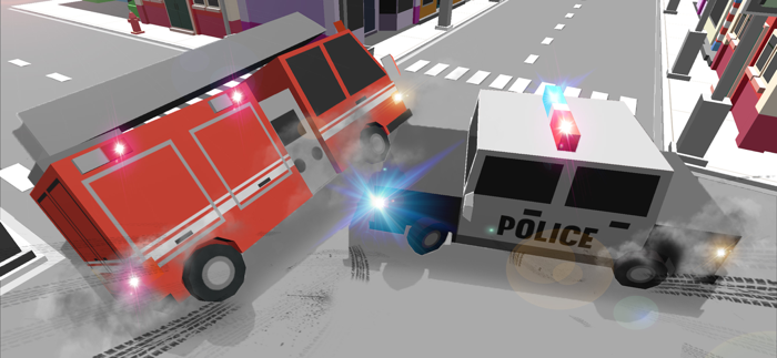 Blocky Police - Super Hero Car