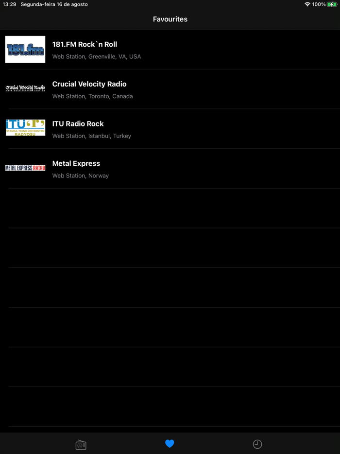 Rock Radio Stations Collection