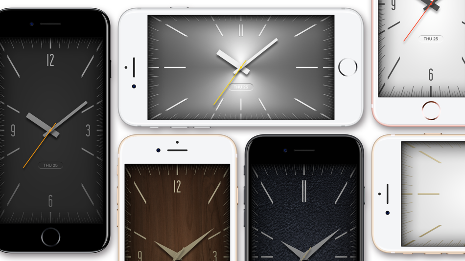 Rect Clock (iOS) By: y-design Rect Clock (iOS) By: y-design