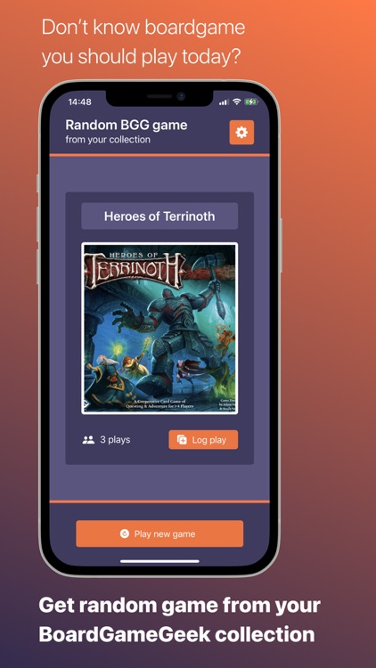 BoardGameGeek Random Boardgame