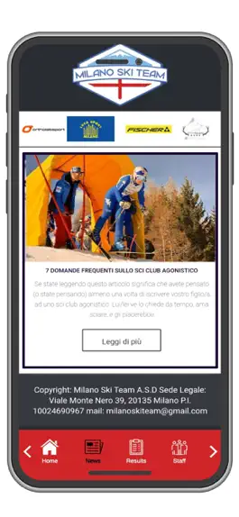 Game screenshot Milano Ski Team apk
