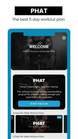 Game screenshot PHAT Workout Plan for Muscle mod apk