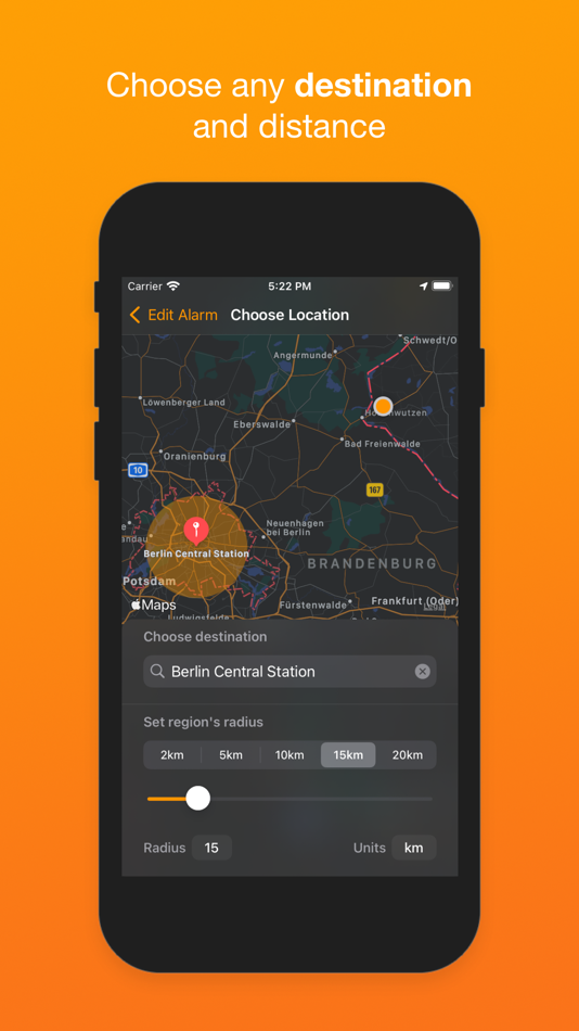 #3. Glarm: Location-based alarms (iOS) Podle: Adam Wienconek