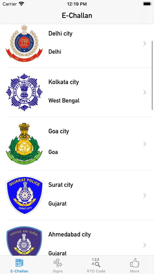 #1. Echallan and signal (iOS) By: Abhayrajsinh Vala