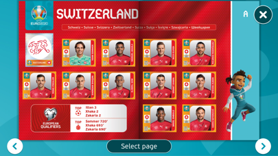 EURO 2020 Panini sticker album screenshot 2