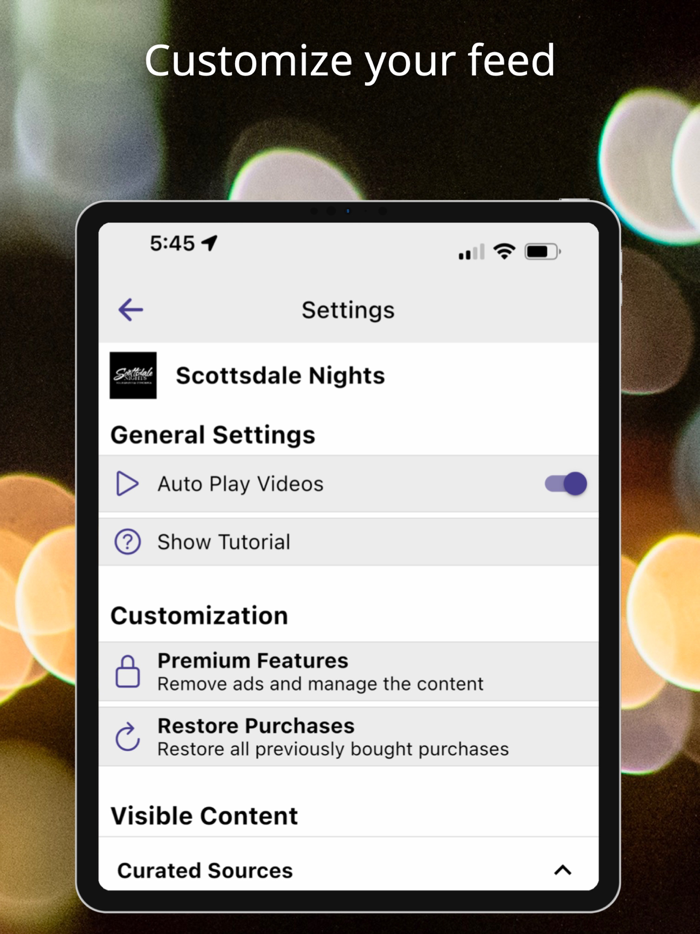 Scottsdale Nights App