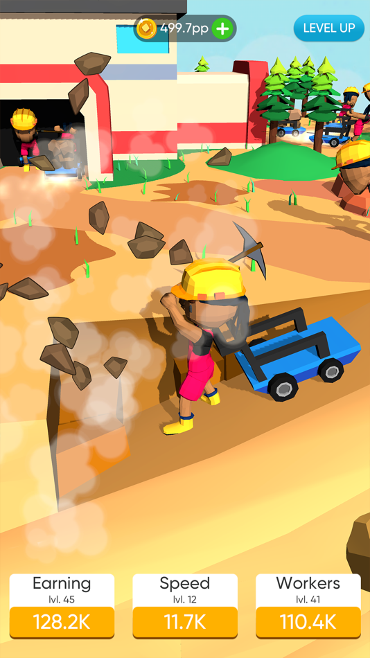 #2. Mining Tycoon 3D (iOS) 由: Sablo Studio