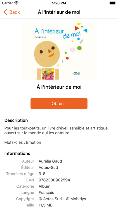 BibliOdyssée Screenshot