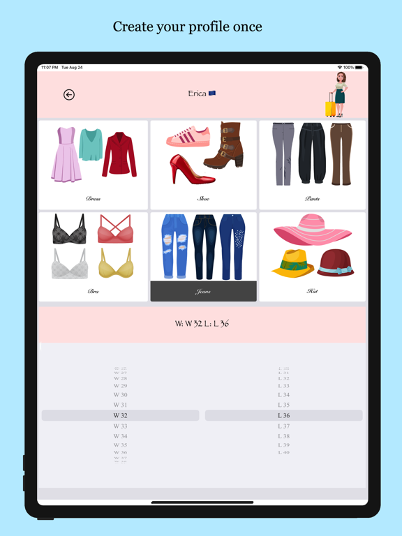 Screenshot #6 pour Smart Clothes Converter