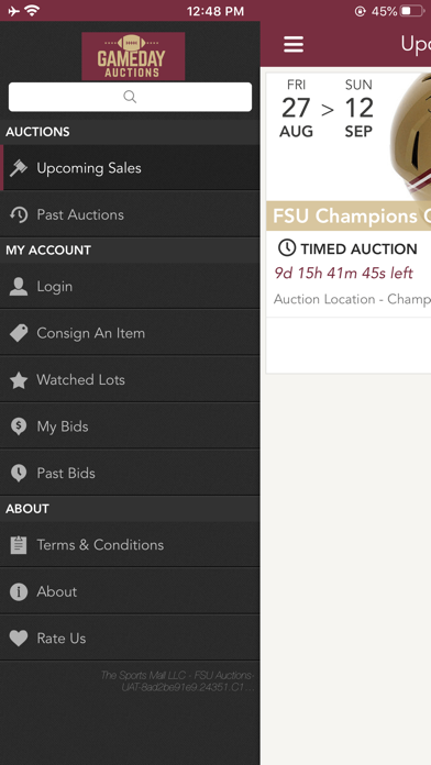 GameDay Auctions Screenshot 4 - AppWisp.com GameDay Auctions Screenshot 4 - AppWisp.com