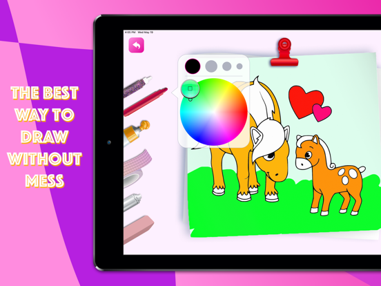 Screenshot #4 pour Girls Coloring Book Draw on go