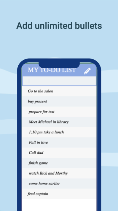 Todolistus Screenshot