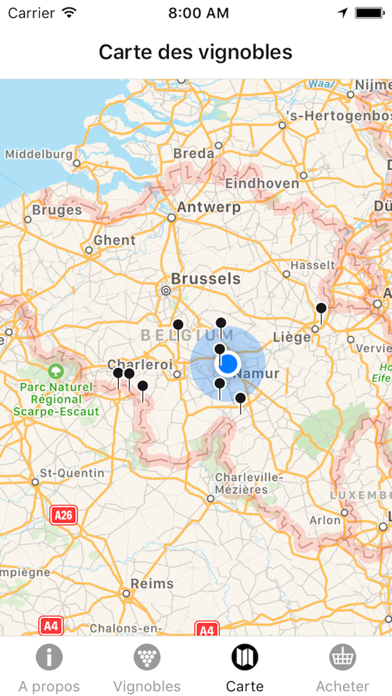 Les vignerons de Wallonie Screenshot