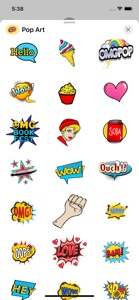 Pop Art Stickers! screenshot #1 for iPhone