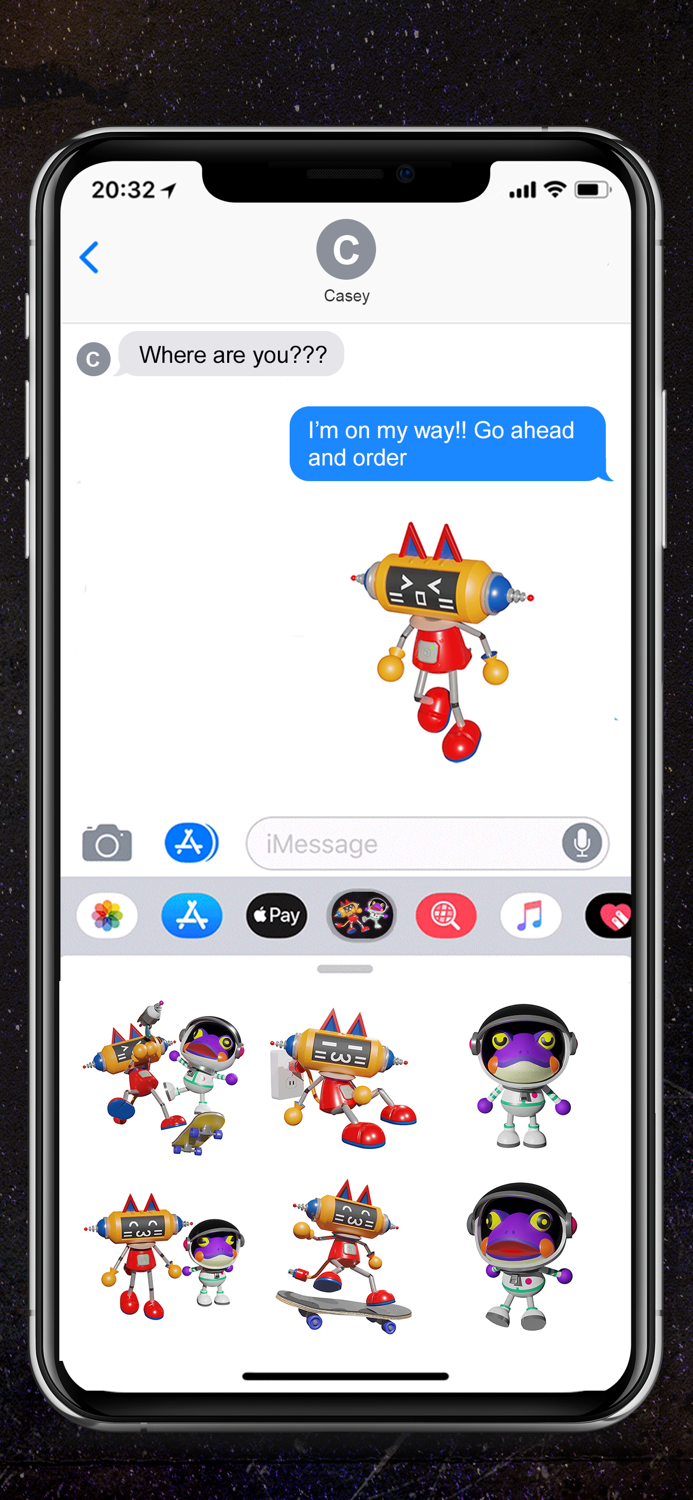 Robo-Cat and Astro-Frog