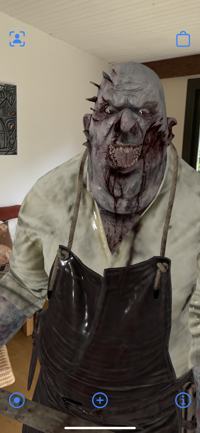 AR Zombie Face Tracking