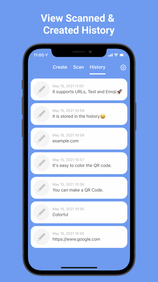 #3. Colorful - Simple QR Code App (iOS) 由: Kaito Hattori