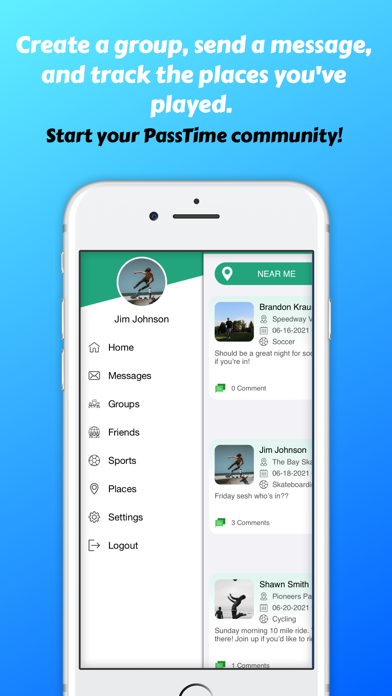 PassTime Sports Screenshot