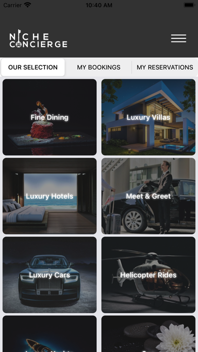 Niche Concierge Screenshot
