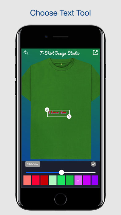 T-Shirt Design Studio Screenshot