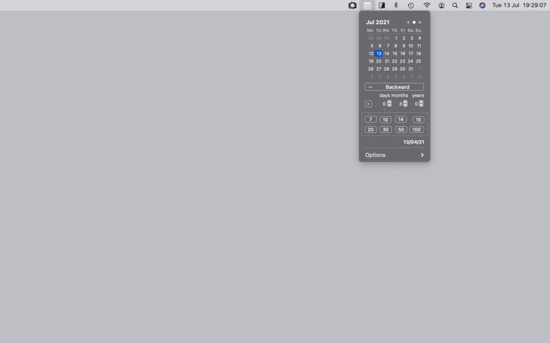 Screenshot #3 pour Menu Calendar