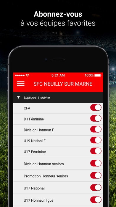 SFC NEUILLY SUR MARNE Screenshot