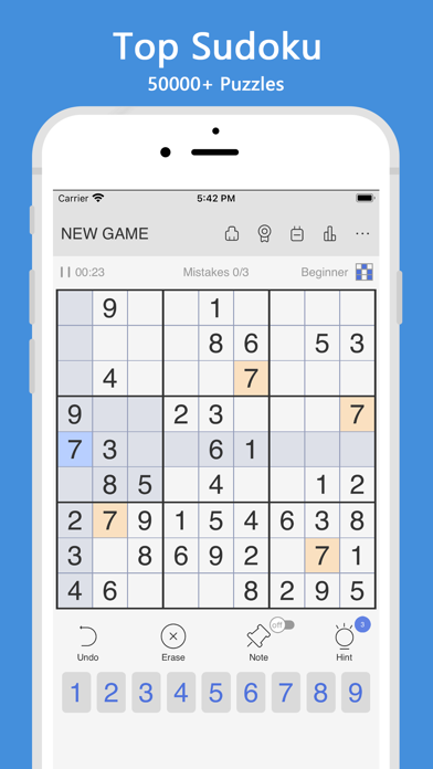 Sudoku - Easy Logic Game Screenshot