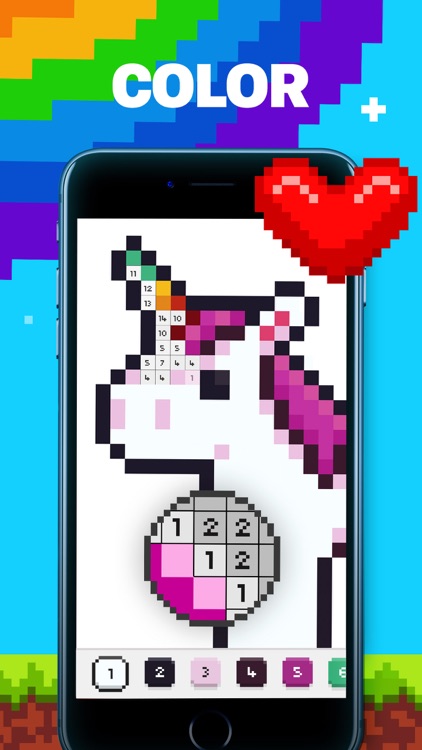 UNICORN: Color by Number Games screenshot-0