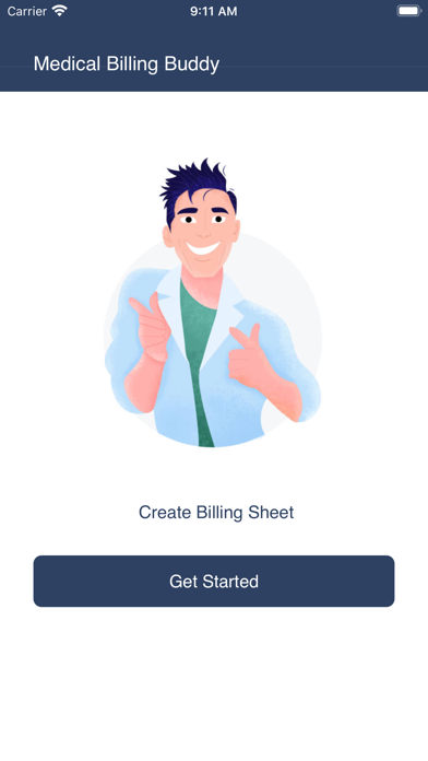 Medical Billing Buddy Screenshot