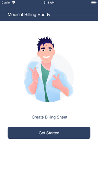 Screenshot #1 pour Medical Billing Buddy