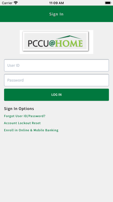 PCCU Mobile Banking Screenshot