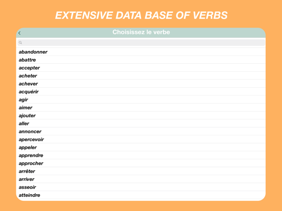 Franse werkwoorden Quiz iPad app afbeelding 8