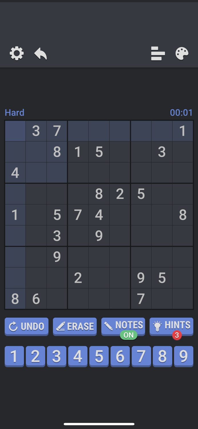 Sudoku  Expert Puzzle