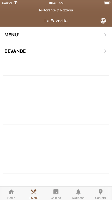 La Favorita Ristorante Screenshot