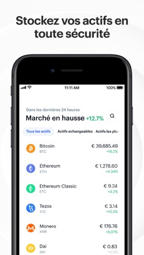 Coinbase – achat/vente bitcoin capture d'écran 3